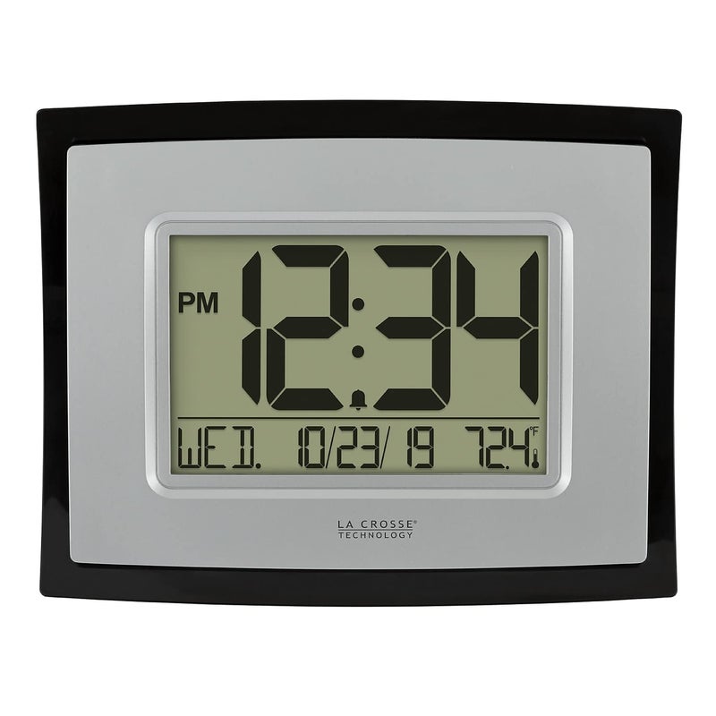 La Crosse Technology Wall/Table Clock, 6.85-inch H x 8.66-inch W x 0.95-inch D (WT-8002U) (WT-8002U-INT) - Image 1
